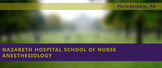 Nazareth Hospital School of Nurse Anesthesiology Nursing Program