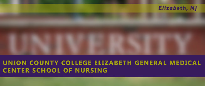Union County College Elizabeth General Medical Center School of Nursing Nursing Program